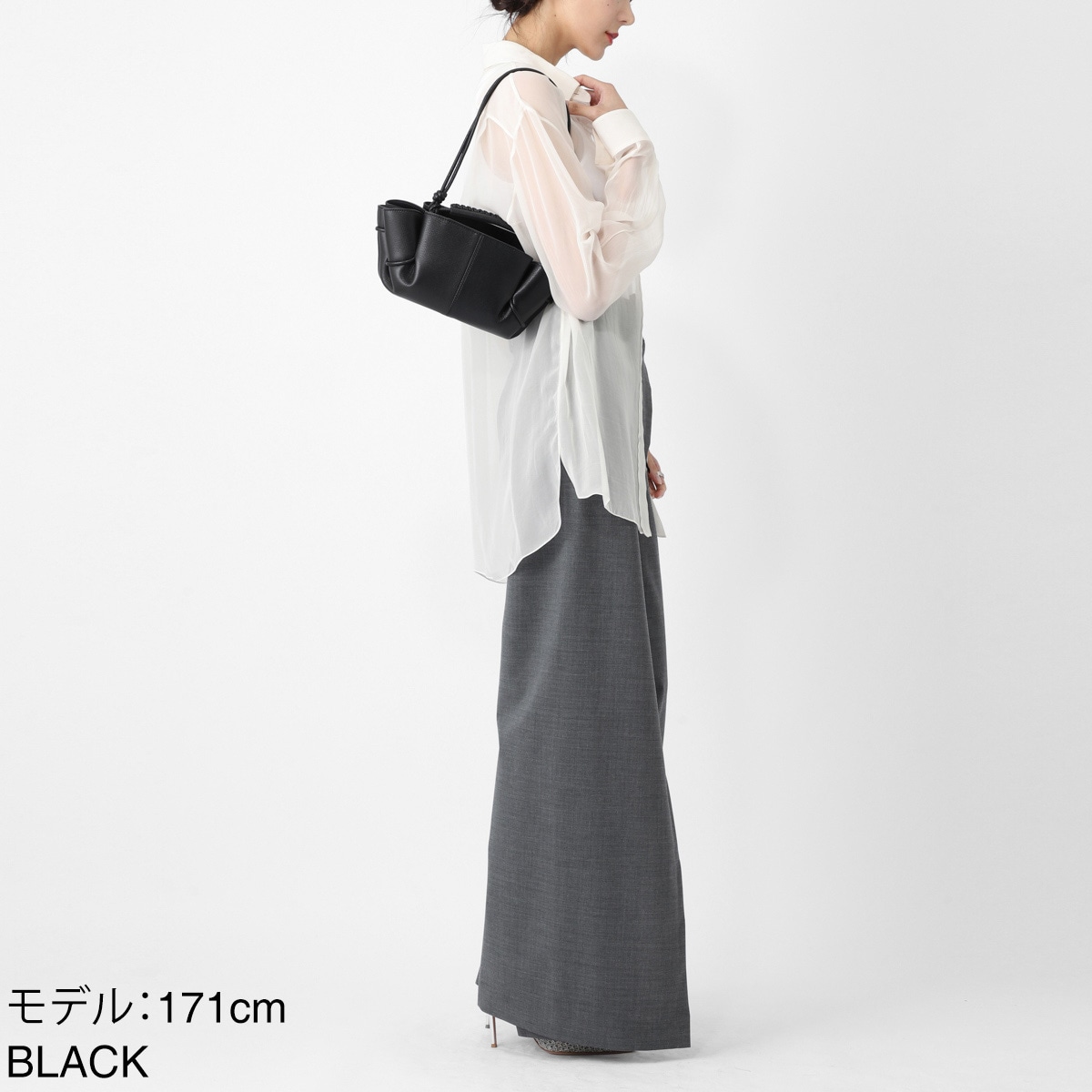 HEREU ヘリュー ハンドバッグ 2WAY/クロスボディバッグ/ARTA MINI ラムスキン プリーツディテール クロスボディバッグ レディース