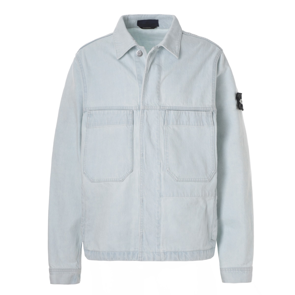 a*y様 【レア 】ストーンアイランド コットンジップアップシャツジャケット STONE ISLAND（ストーン アイランド） メンズ シャツジャケット 袖ロゴ