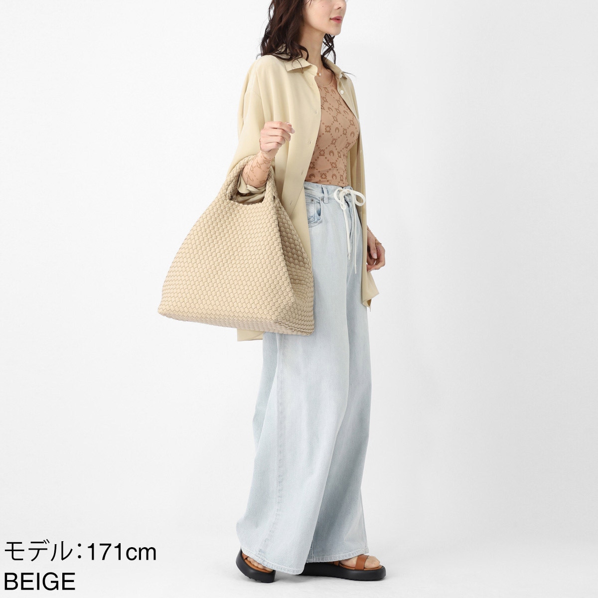 トートバッグ/ハンドバッグ/MARREA LARGE マレア ラージ メッシュ
