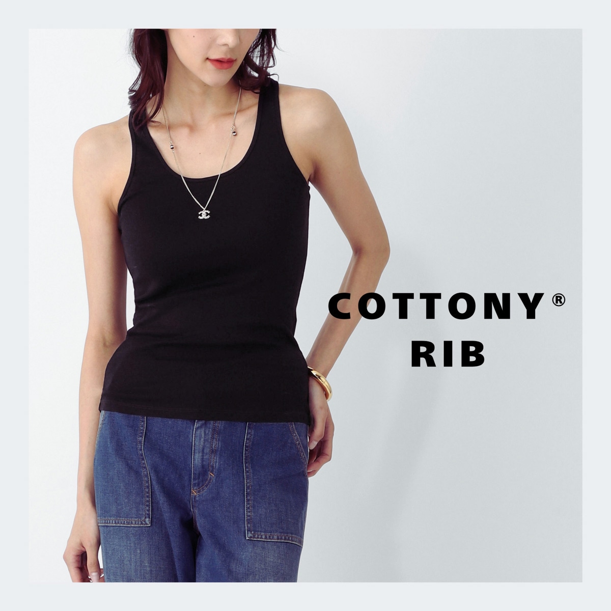 『ネコポス対応(1点まで)』LIFiLL リフィル タンクトップ/COTTONY SOFTSTRETCH TANKTOP for WOMEN コットニー 【国内正規品】 レディース