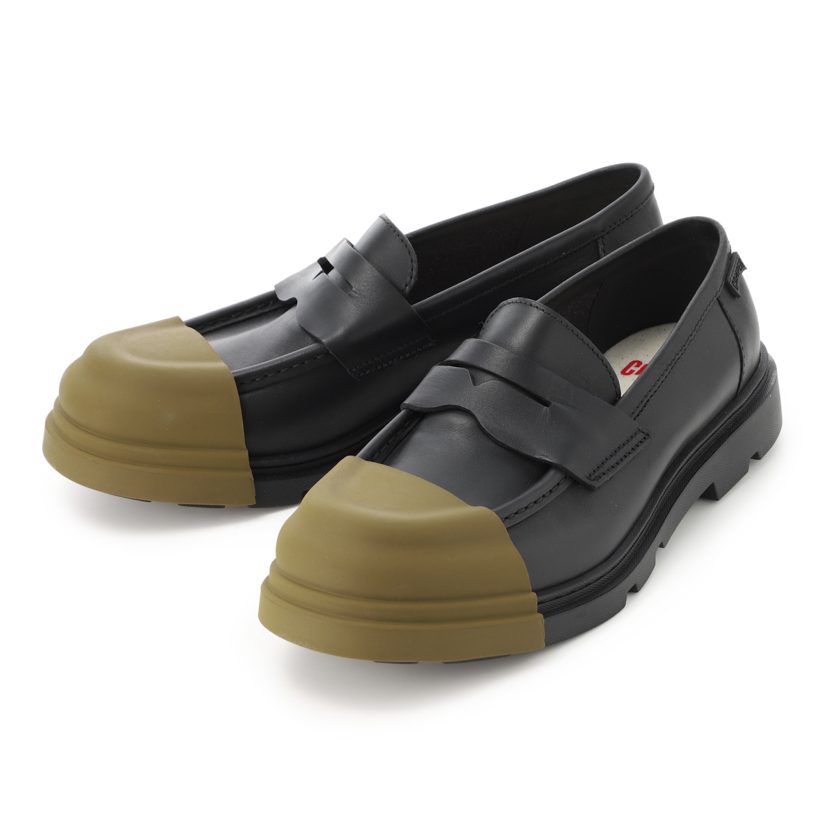Camper カンペール ローファー/JUNCTION ジャンクション ローファー 本革 プレミアムレザー スリッポン軽量 ラバーキャップ付【大きいサイズあり】 メンズ