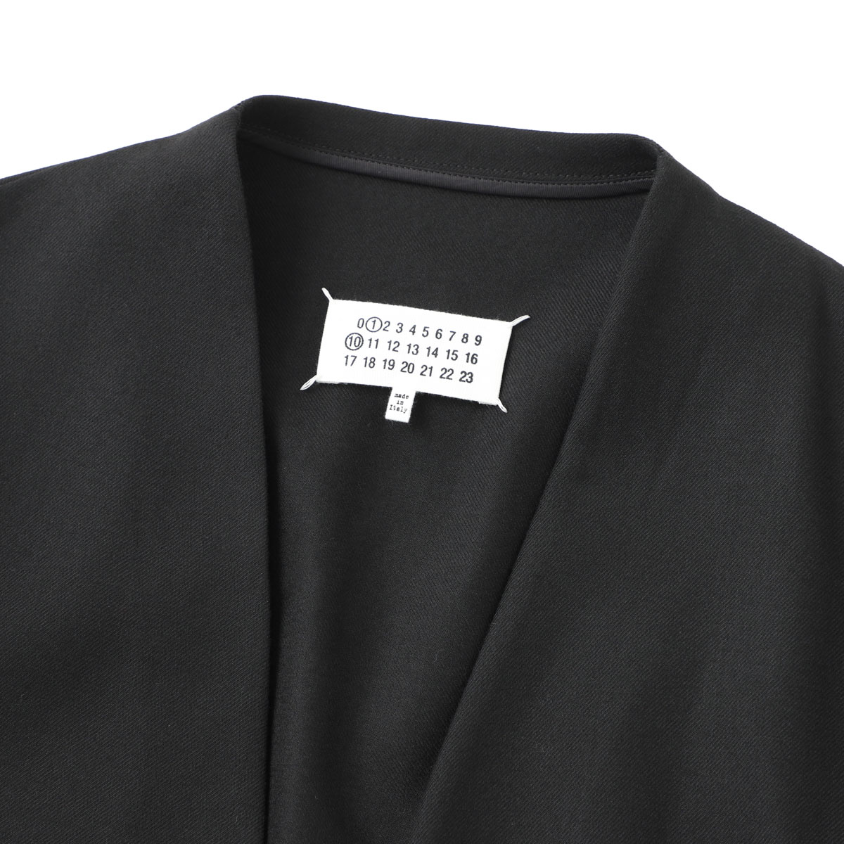 【アウトレット】【ラスト1点】Maison Margiela メゾンマルジェラ ノーカラージャケット/MINIMAL JACKET ミニマルジャケット メンズ