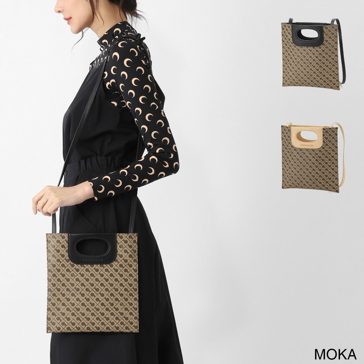 GHERARDINI ゲラルディーニ ハンドバッグ 2WAY/ショルダーバッグ/MINI PIATTINA MILLERIGHE ミレリーゲ レディース