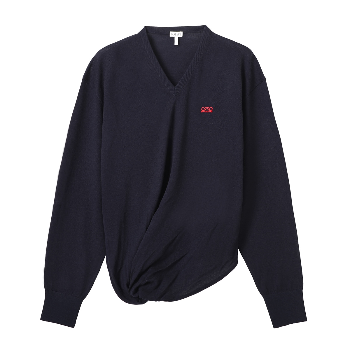 LOEWE ロエベ Vネック ニット/セーター/DRAPED SWEATER レディース