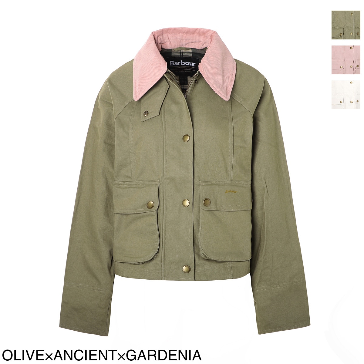 Barbour バブアー クロップドジャケット/CROPPED BEADNELL クロップド ビードネル カジュアルジャケット【大きいサイズあり】 レディース