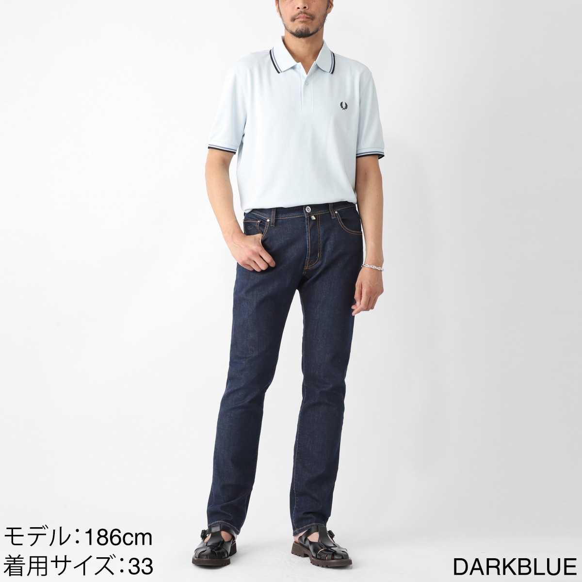 JACOB COHEN ヤコブコーエン ボタンフライジーンズ/BARD SLIM FIT メンズ