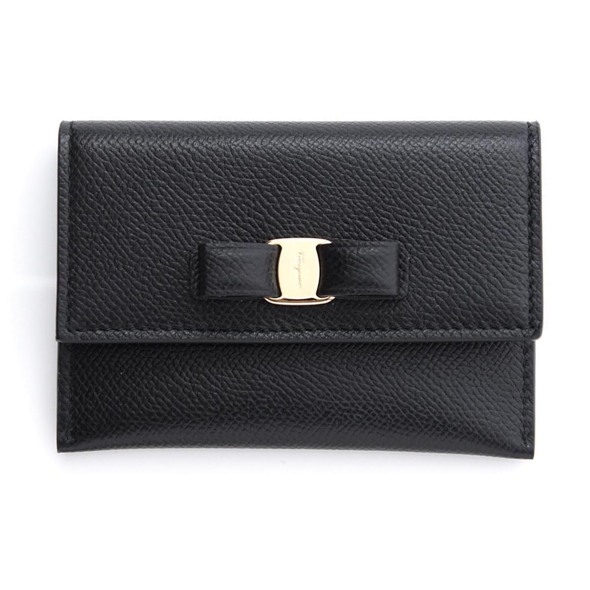 【訳あり】【アウトレット】FERRAGAMO フェラガモ カードケース レディース