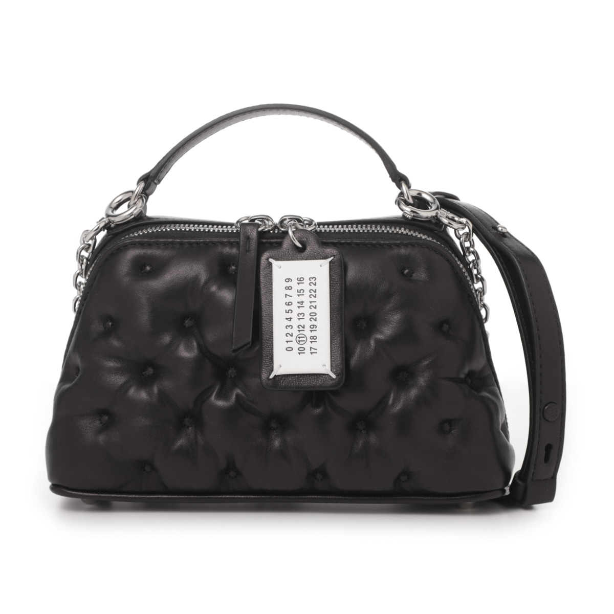 【訳あり】【アウトレット】Maison Margiela メゾンマルジェラ ハンドバッグ 2WAY/ショルダーバッグ/GLAM SLAM EMBROIDERY TRAPEZOID BAG グラム スラム