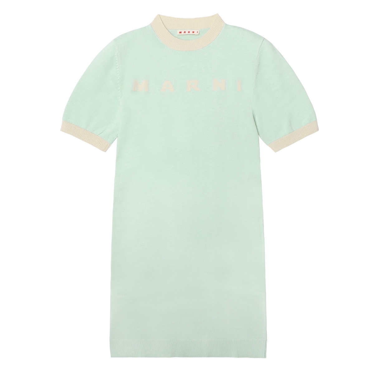 MARNI マルニ ワンピース/ミニドレス KIDS キッズ ガールズ/ロゴ ニットワンピース レディース
