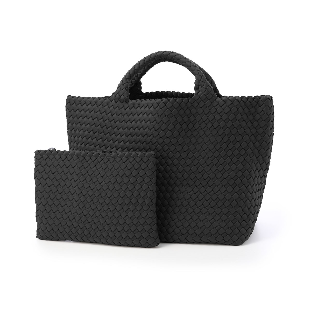【訳あり】【アウトレット】NAGHEDI ナゲディ トートバッグ/St. Barths Medium Tote セント バース ミディアム トート ポーチ付き Mサイズ メッシュ ネオプレン 軽量 編み込み レディース