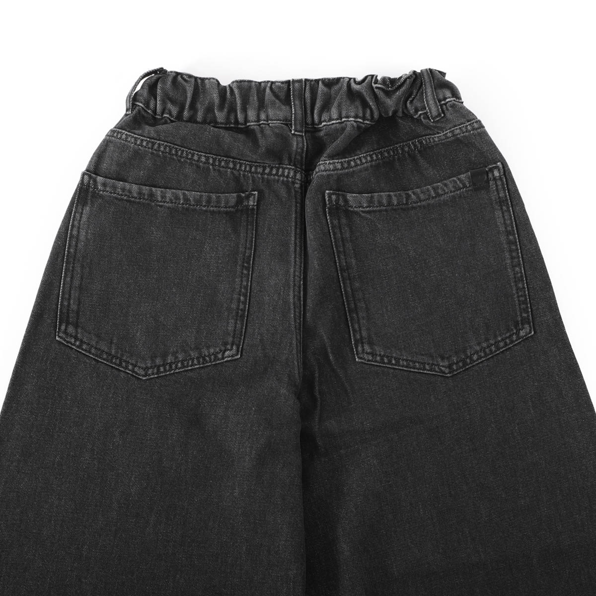 WEEKEND Max Mara ウィークエンドマックスマーラ ジップフライジーンズ/ワイドレッグ ジーンズ/VORTICE ヴォルティチェ ワイド デニムパンツ サイドロゴ オーガニックコットン レディース
