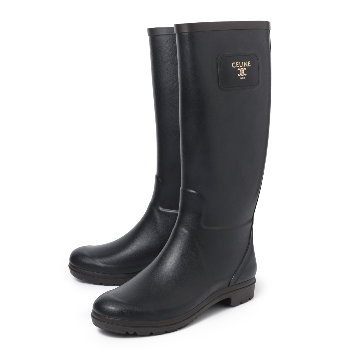 【訳あり】【アウトレット】CELINE セリーヌ レインブーツ/HIGH BOOT 35 レディース