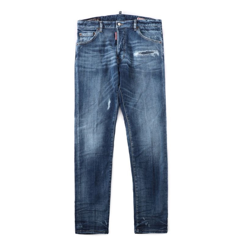 【DSQUARED2 】デニムワンピース ダークブルー 38size メンズ・ブランド一覧,□ D,DSQUARED2 | モダンブルー