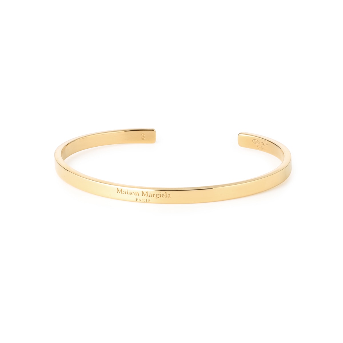 Maison Margiela メゾンマルジェラ バングル/ブレスレット/LOGO REFERENCE CUFF 4 mm レディース