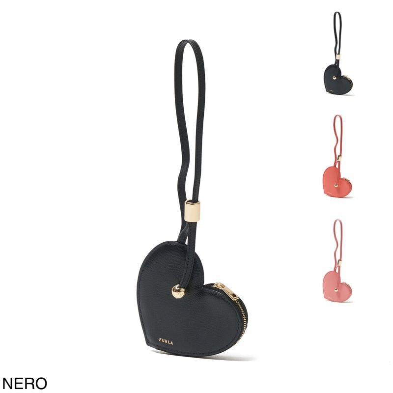 FURLA フルラ コインケース/バッグチャーム/LAURA HEART COIN CASE