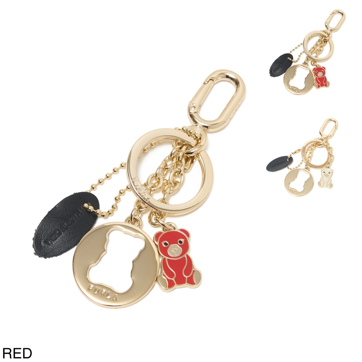 ネコポス対応(2点まで)』FURLA フルラ キーリング/バッグチャーム