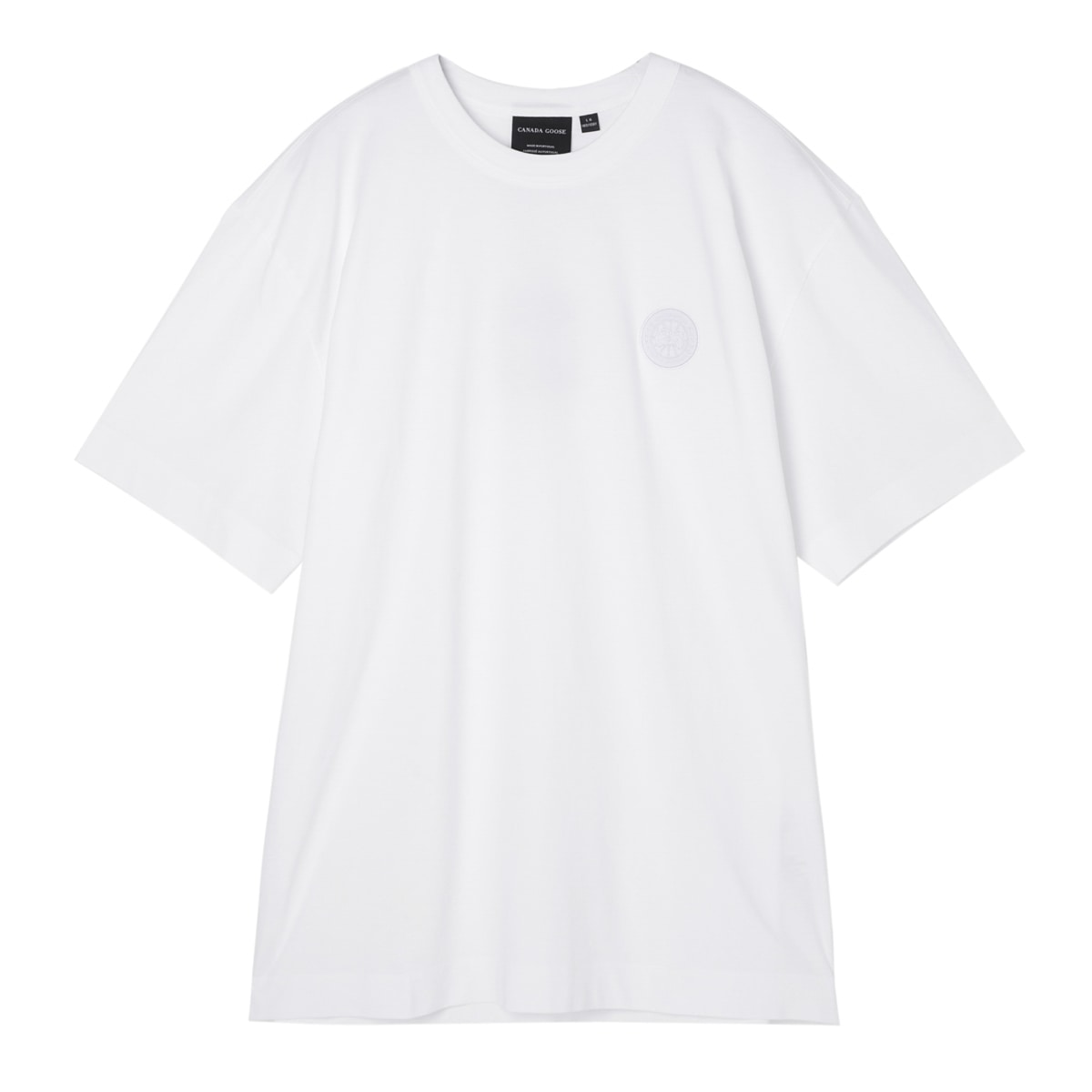 【訳あり】【アウトレット】CANADA GOOSE カナダグース クルーネックTシャツ/GLADSTONE T-SHIRT EMBROIDERED DISC メンズ
