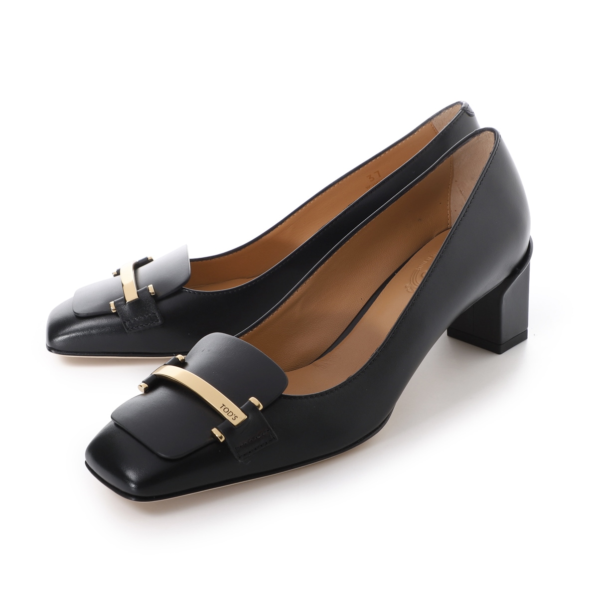 TODS トッズ パンプス/パンプス スクエアトゥ メタルバレッタ レディース
