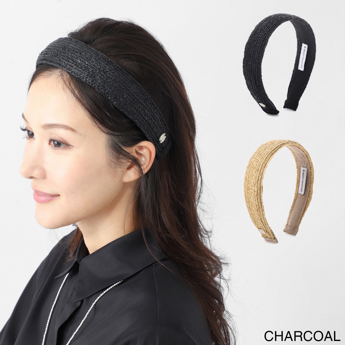 HELEN KAMINSKI ヘレンカミンスキー ヘッドバンド/カチューシャ/Nimak Raffia Braid Headband ニマク レディース