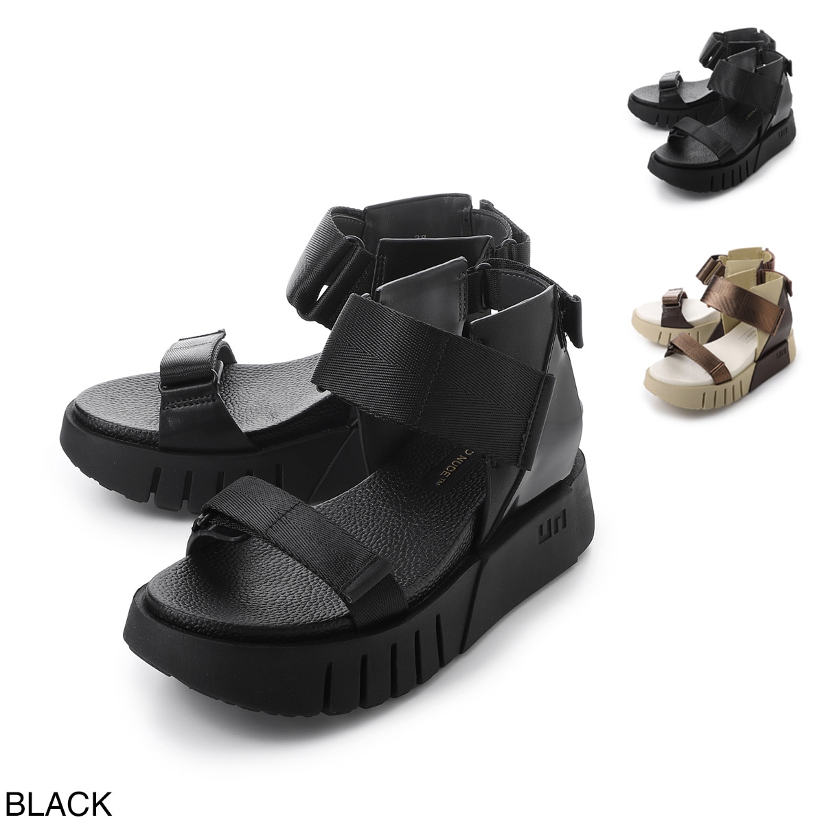 UNITED NUDE ユナイテッドヌード サンダル/Delta Run 厚底スポーツサンダル レディース