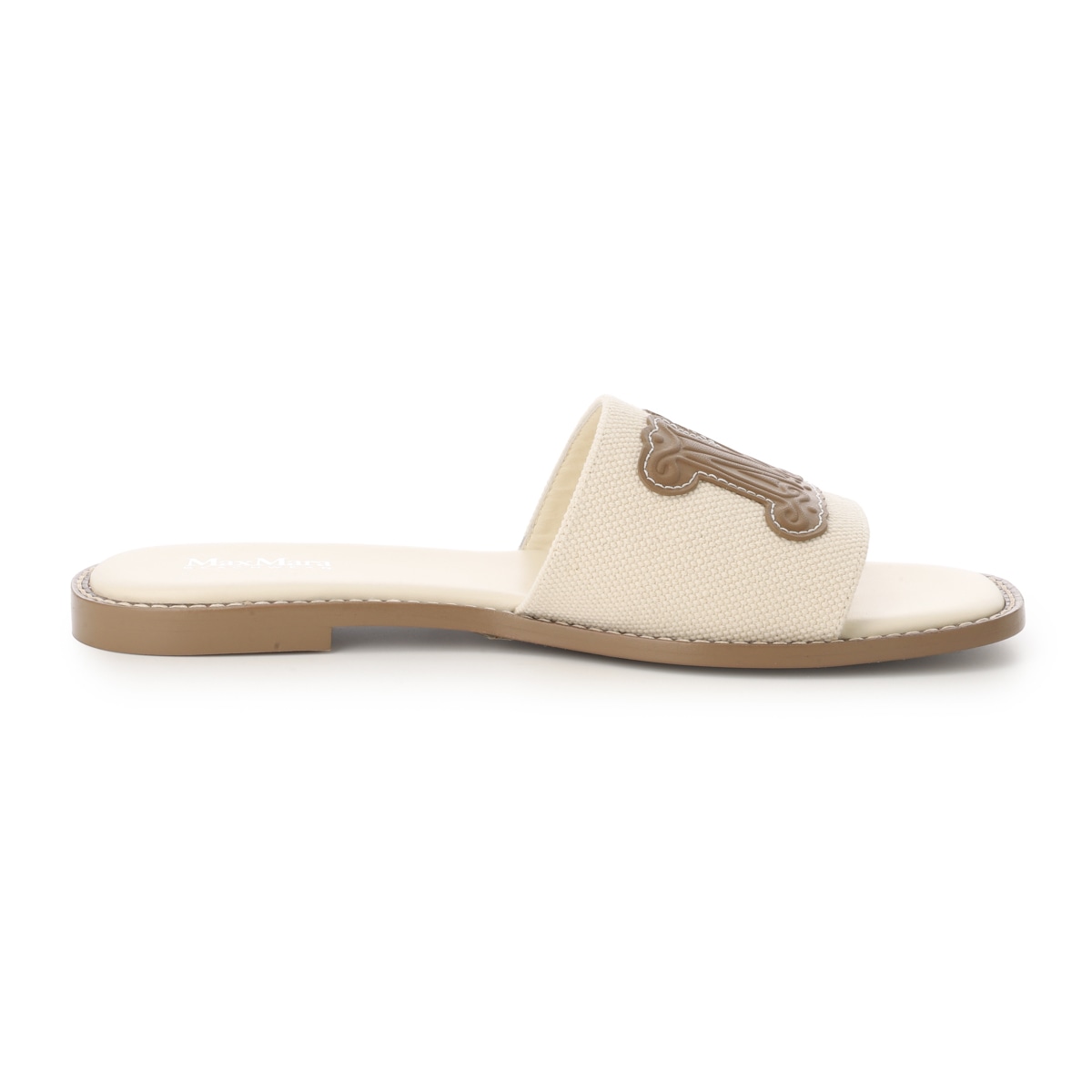 MAX MARA BEACHWEAR マックスマーラ ビーチウェア サンダル/CAUCASO フラットサンダル Mロゴ レディース