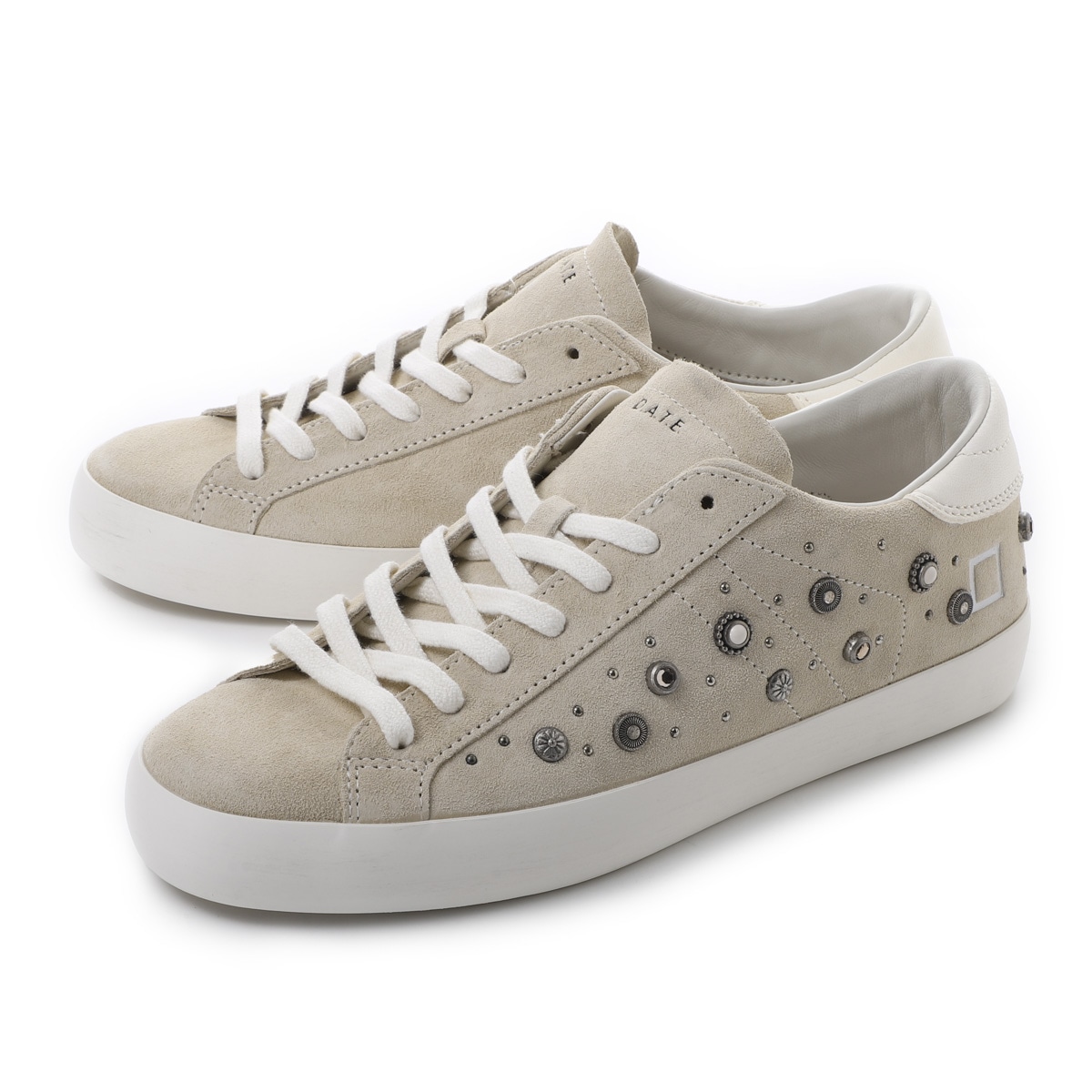 DATE デイト スニーカー/HILL LOW STUDS ローカット スタッズ スエード【大きいサイズあり】 レディース