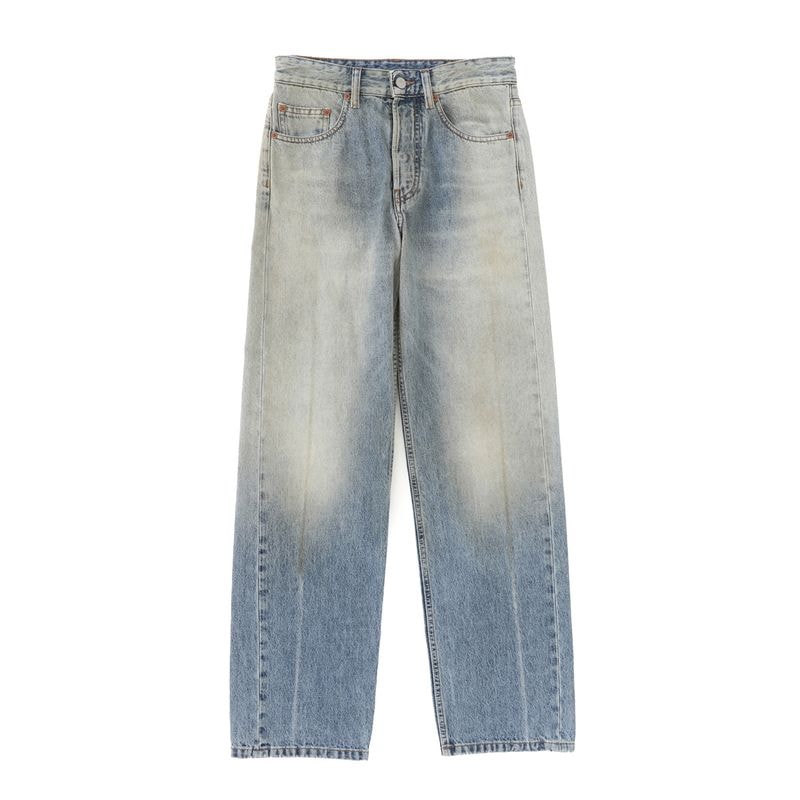 MM6 Maison Margiela エムエム 6 メゾンマルジェラ ボタンフライジーンズ/STRAIGHT-LEG JEANS レディース