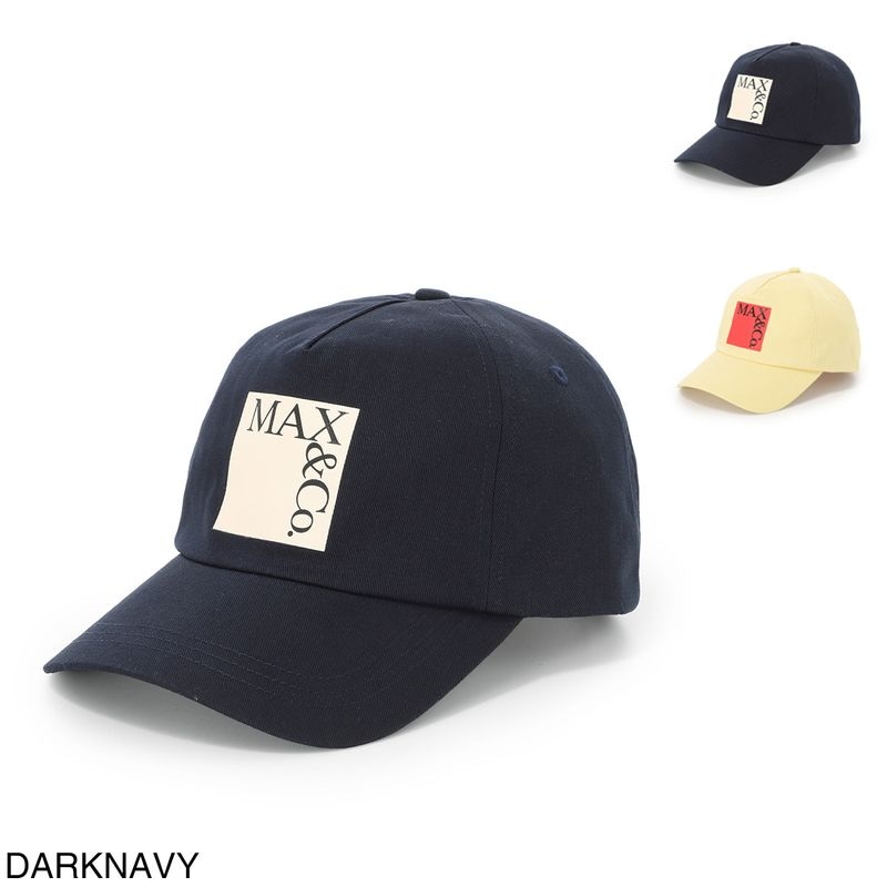 MAX＆Co. マックスアンドコー ベースボールキャップ/KIDS キッズ/MAX MARA MAX&CO ワンポイント ロゴ レディース