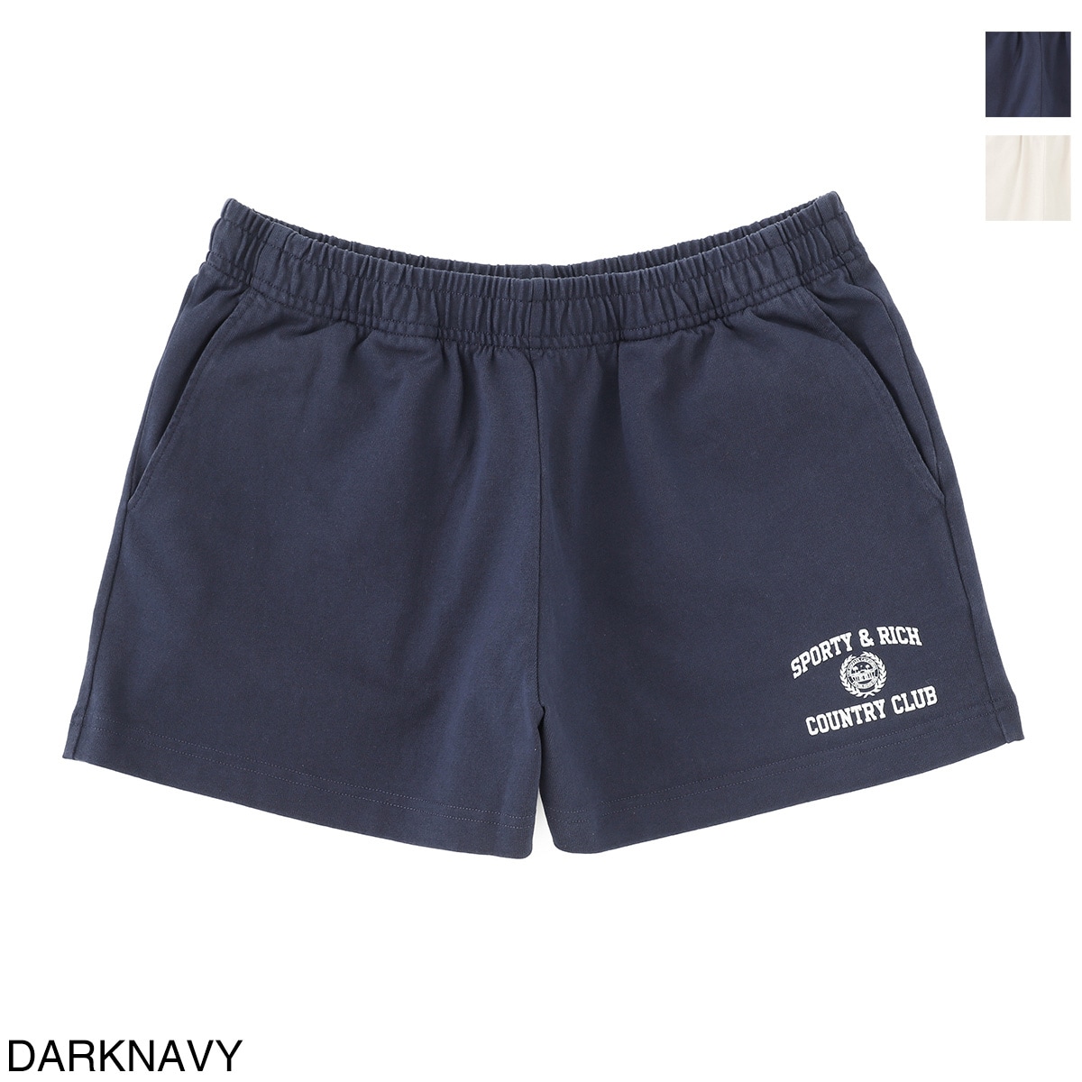 Sporty&Rich スポーティーアンドリッチ ショートパンツ/ショートパンツ ハーフパンツ ショーツ コットン レディース
