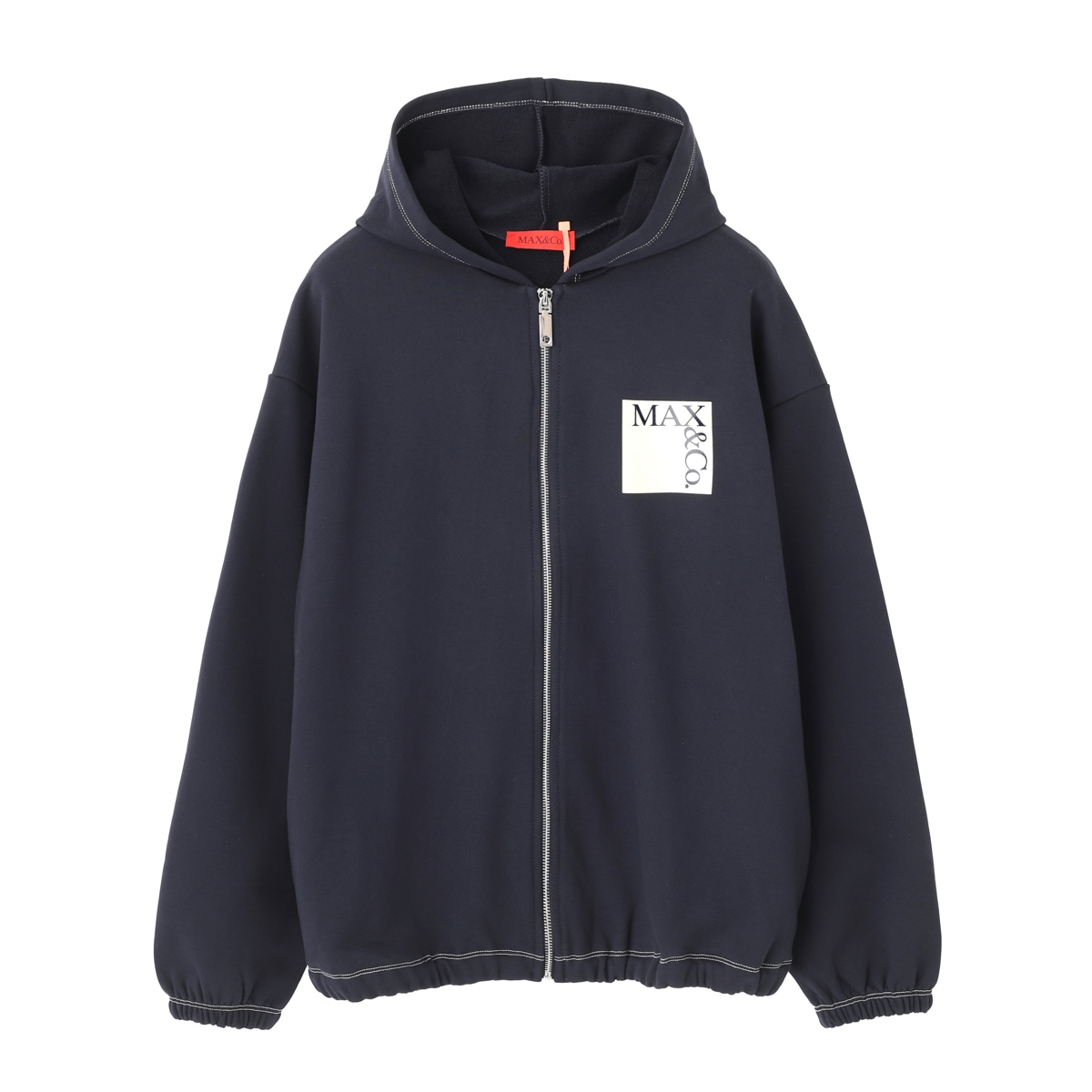 MAX＆Co. マックスアンドコー ジップアップパーカ/KIDS キッズ/MAX MARA MAX&CO ワンポイント ロゴ レディース