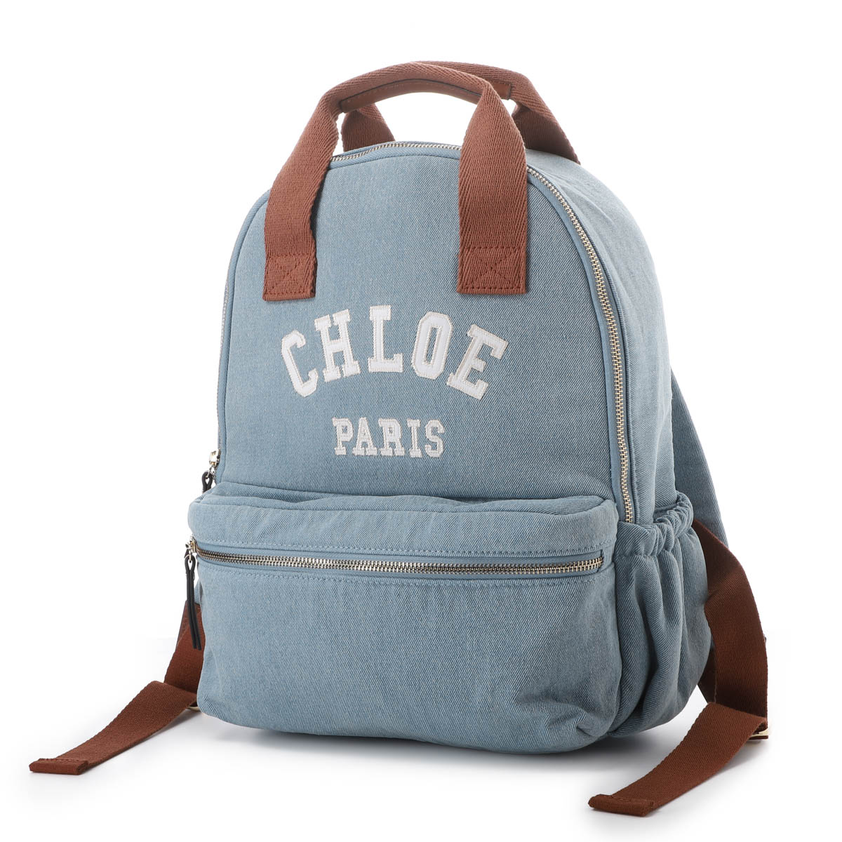 Chloe クロエ バックパック/リュックサック KIDS キッズ ガールズ/バックパック リュックサック コットン ロゴ マザーズバッグ レディース