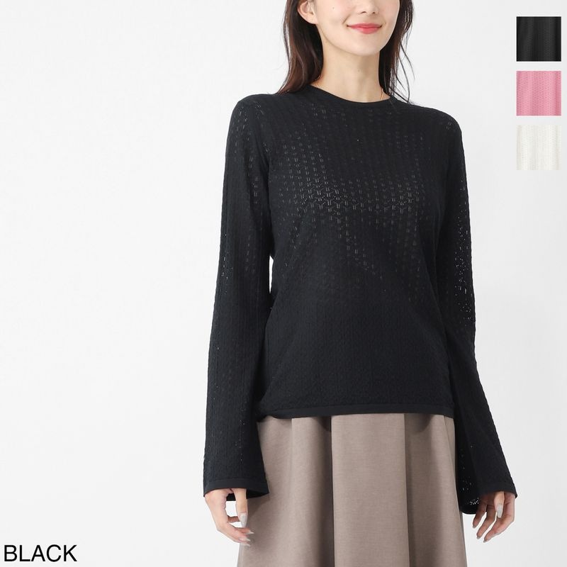 JOHN SMEDLEY ジョンスメドレー クルーネック ニット/LUSS シーアイランドコットン 30ゲージ レディース