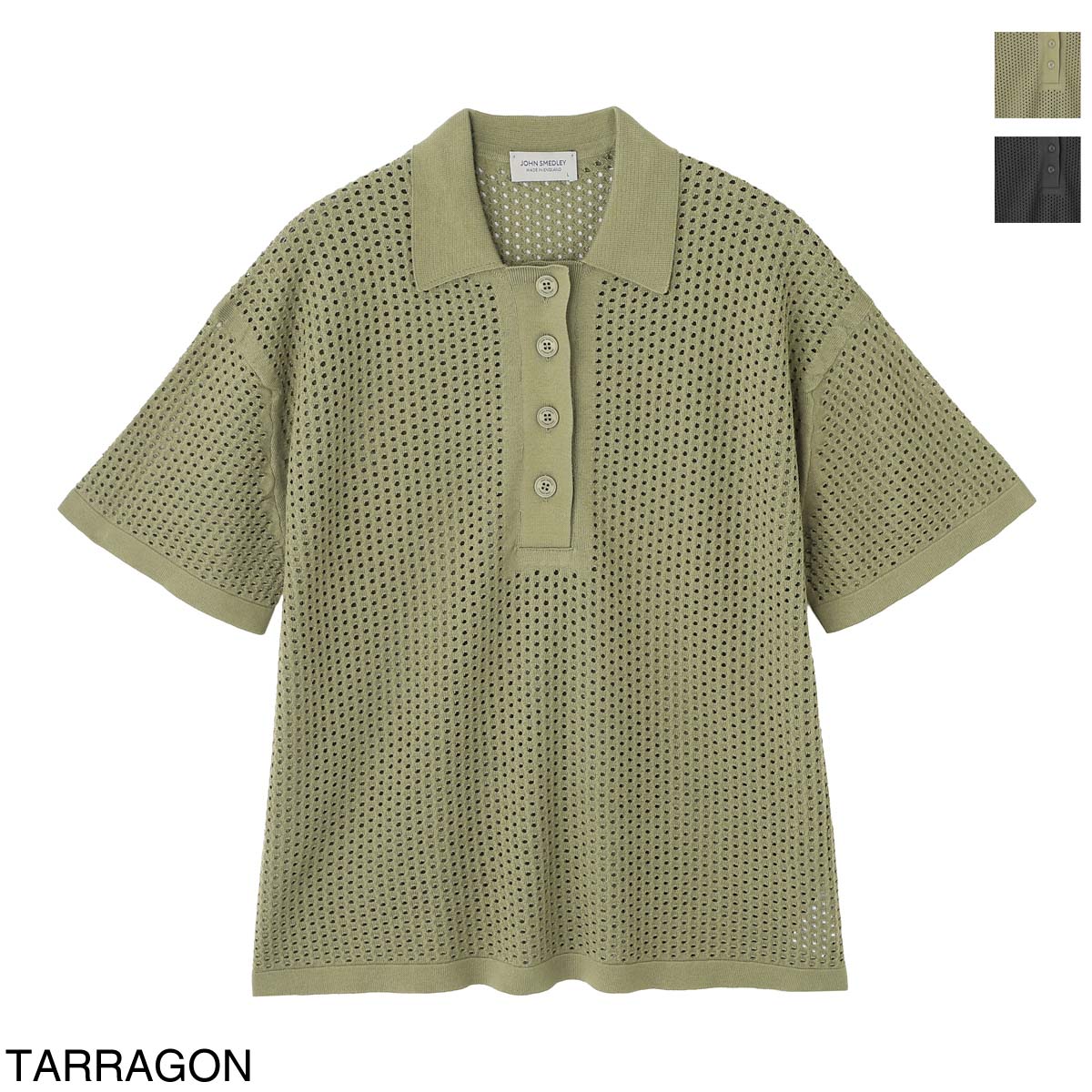 JOHN SMEDLEY ジョンスメドレー ニットポロシャツ/MATHIE シーアイランドコットン 24ゲージ レディース