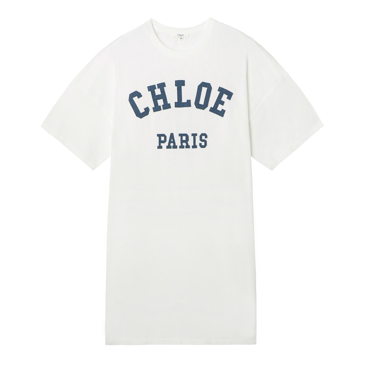 Chloe クロエ ワンピース/半袖 カットソー KIDS キッズ ガールズ/コットン クルーネック チュニック ロゴ レディース