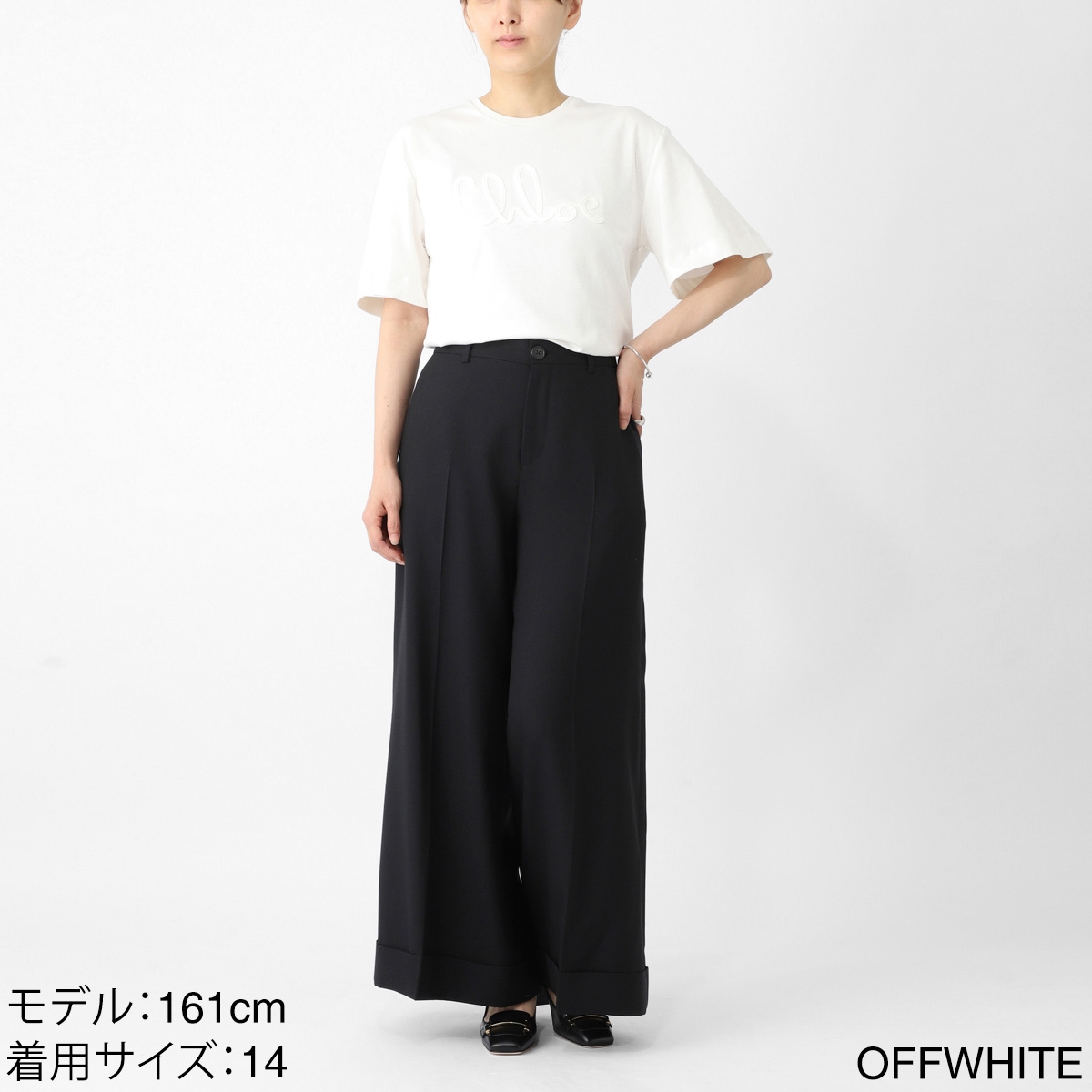 Chloe クロエ クルーネックTシャツ/KIDS キッズ ガールズ/ロゴ刺繍【大きいサイズあり】 レディース