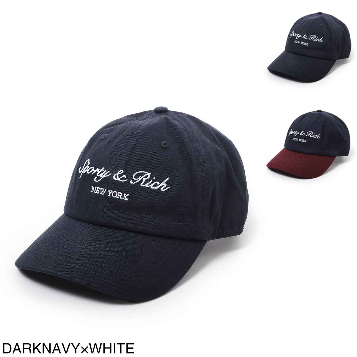 Sporty&Rich スポーティーアンドリッチ ベースボールキャップ/Syracuse NY Hat レディース