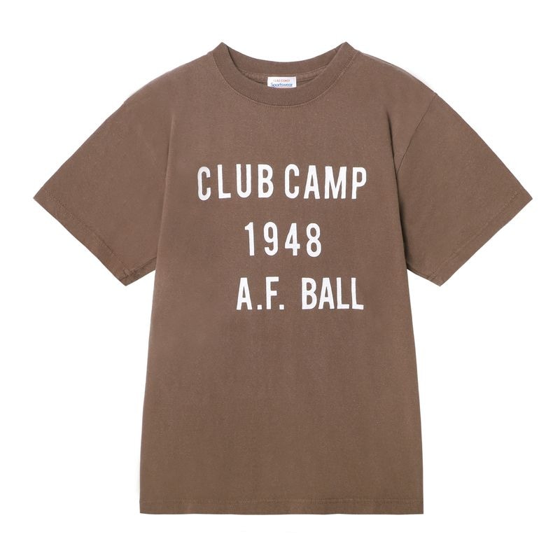 『ネコポス対応(1点まで)』GULF COAST SPORTSWEAR ガルフ コースト スポーツウェア クルーネックTシャツ/GU2601 CLUB CAMP プリントTシャツ 【国内正規品】 メンズ