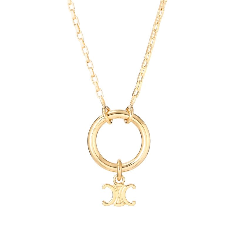 CELINE セリーヌ ネックレス/CELINE CHARMS TRIOMPHE NECKLACE トリオンフ レディース