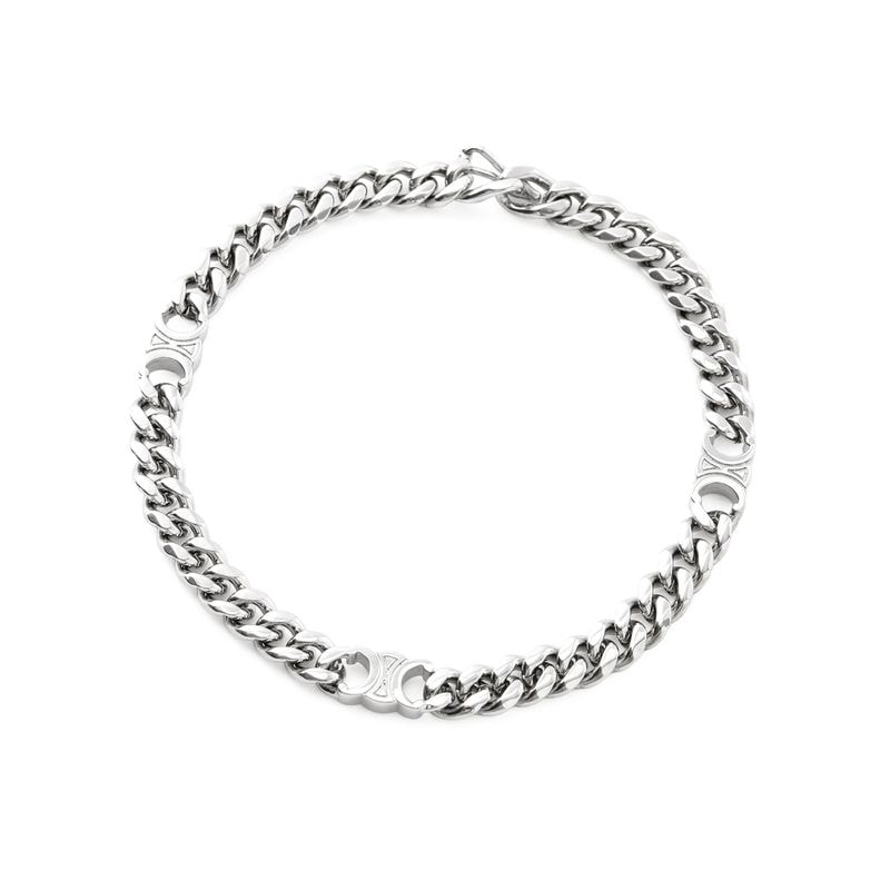 CELINE セリーヌ ブレスレット/SMALL GOURMETTE BRACELET トリオンフ スモール グルメット ブレスレット メンズ