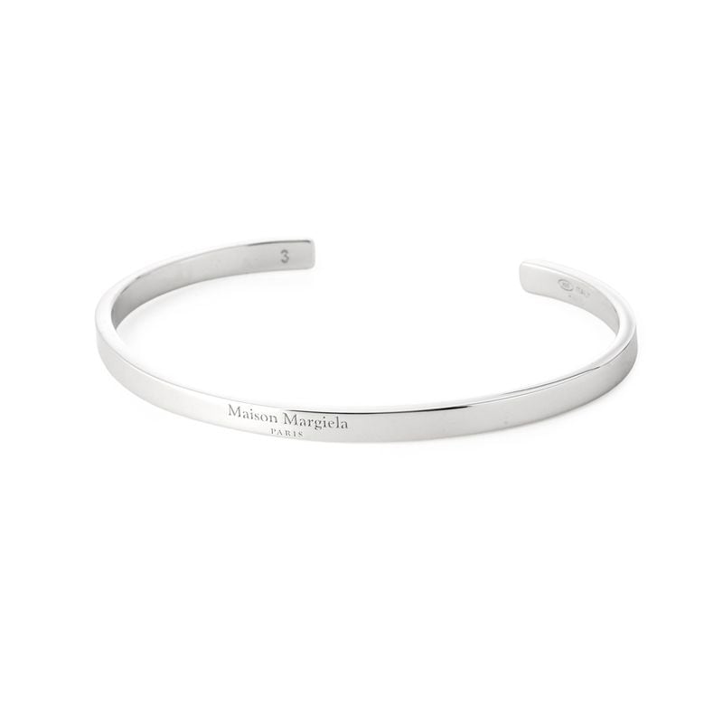 Maison Margiela メゾンマルジェラ ブレスレット/バングル/LOGO REFERENCE CUFF 4 MM レディース