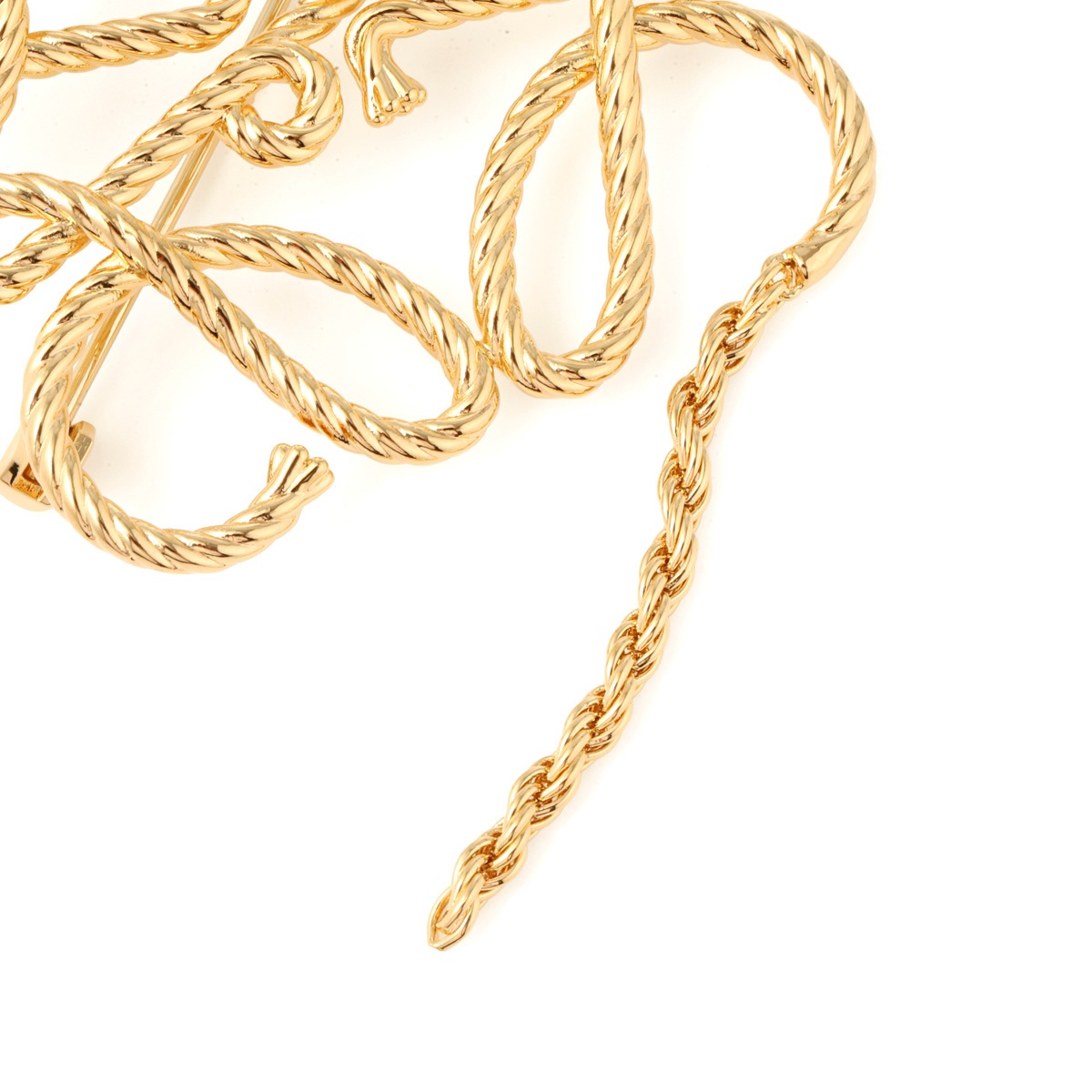 LOEWE ロエベ ブローチ/ANAGRAM ROPE BROOCH アナグラム レディース