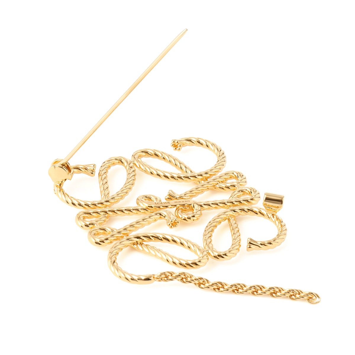 LOEWE ロエベ ブローチ/ANAGRAM ROPE BROOCH アナグラム レディース