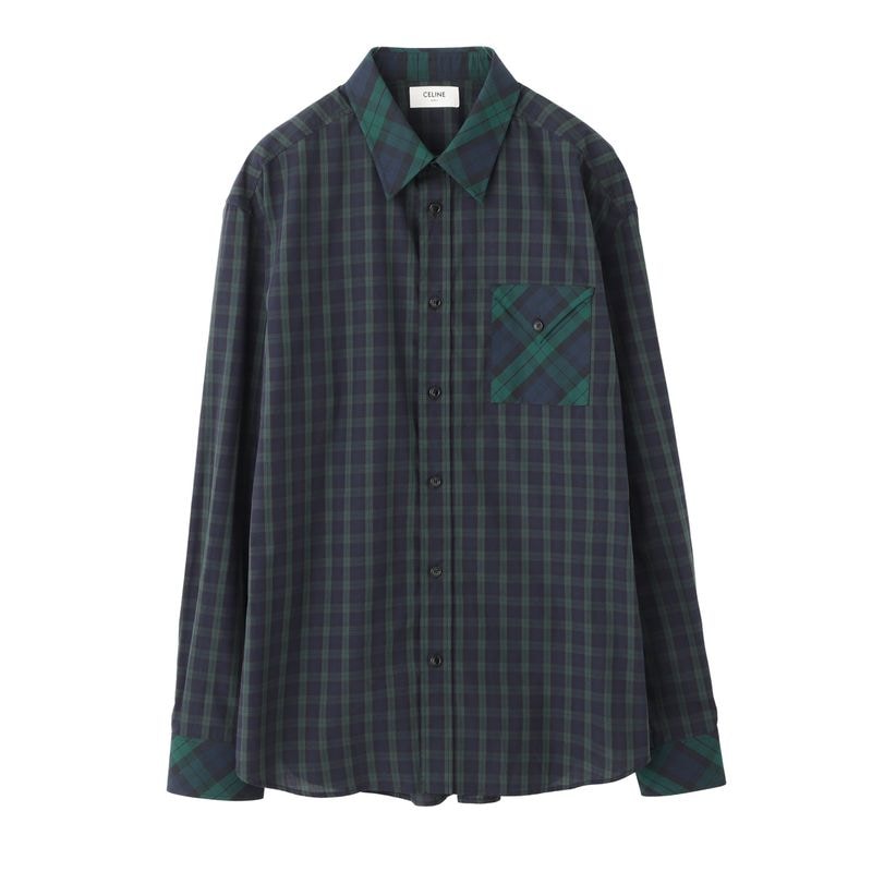 CELINE セリーヌ 長袖レギュラーカラーシャツ メンズ