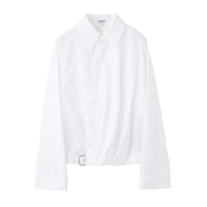 LOEWE ロエベ 長袖シャツ/クロップドシャツ カジュアルシャツ/DRAPED SHIRT レディース