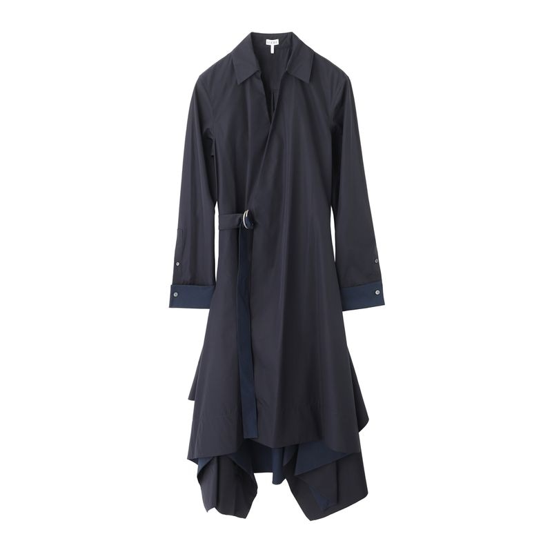 LOEWE ロエベ ワンピース/シャツワンピース/DRAPED DRESS AF レディース