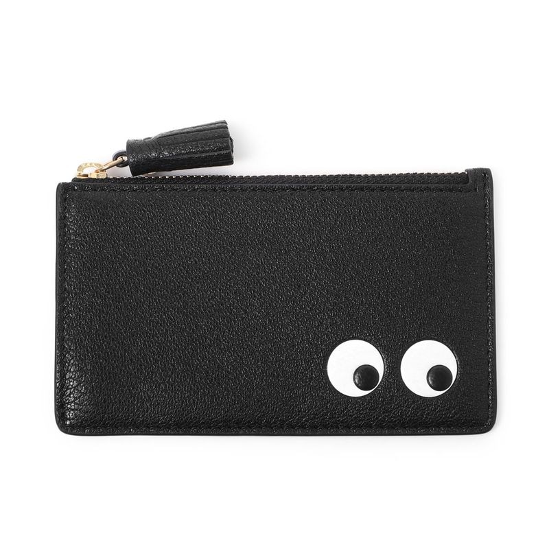 ANYA HINDMARCH アニヤ・ハインドマーチ カードケース/フラグメントケース/EYES ZIPPED CARD CASE レディース