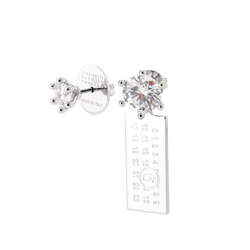 MM6 Maison Margiela エムエム 6 メゾンマルジェラ 両耳ピアス/NUMERIC CHARM EARRINGS ニューメリック チャーム ピアス レディース