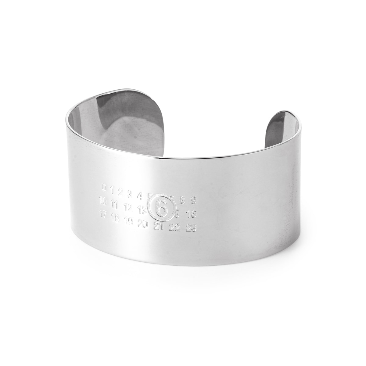 MM6 Maison Margiela エムエム 6 メゾンマルジェラ ブレスレット/カフブレスレット/NUMERIC MINIMAL LOGO CUFF レディース