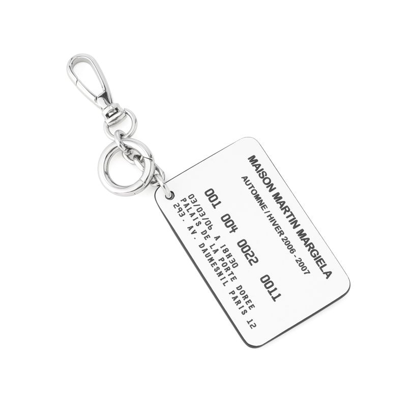 Maison Margiela メゾンマルジェラ キーチャーム/カードホルダー付き キーチェーン バッグチャームケース/KEYRING CARD バッグチャーム