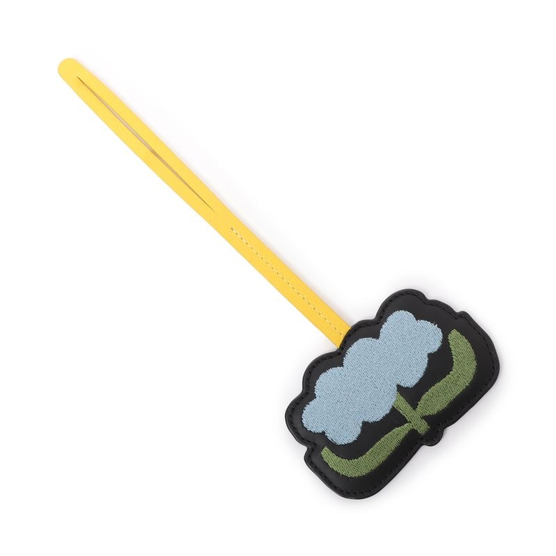 marimekko マリメッコ バッグチャーム/バッグチャームレザー/Charm Rantakukka Bag charm フラワーモチーフ レザーチャーム ストラップ レディース